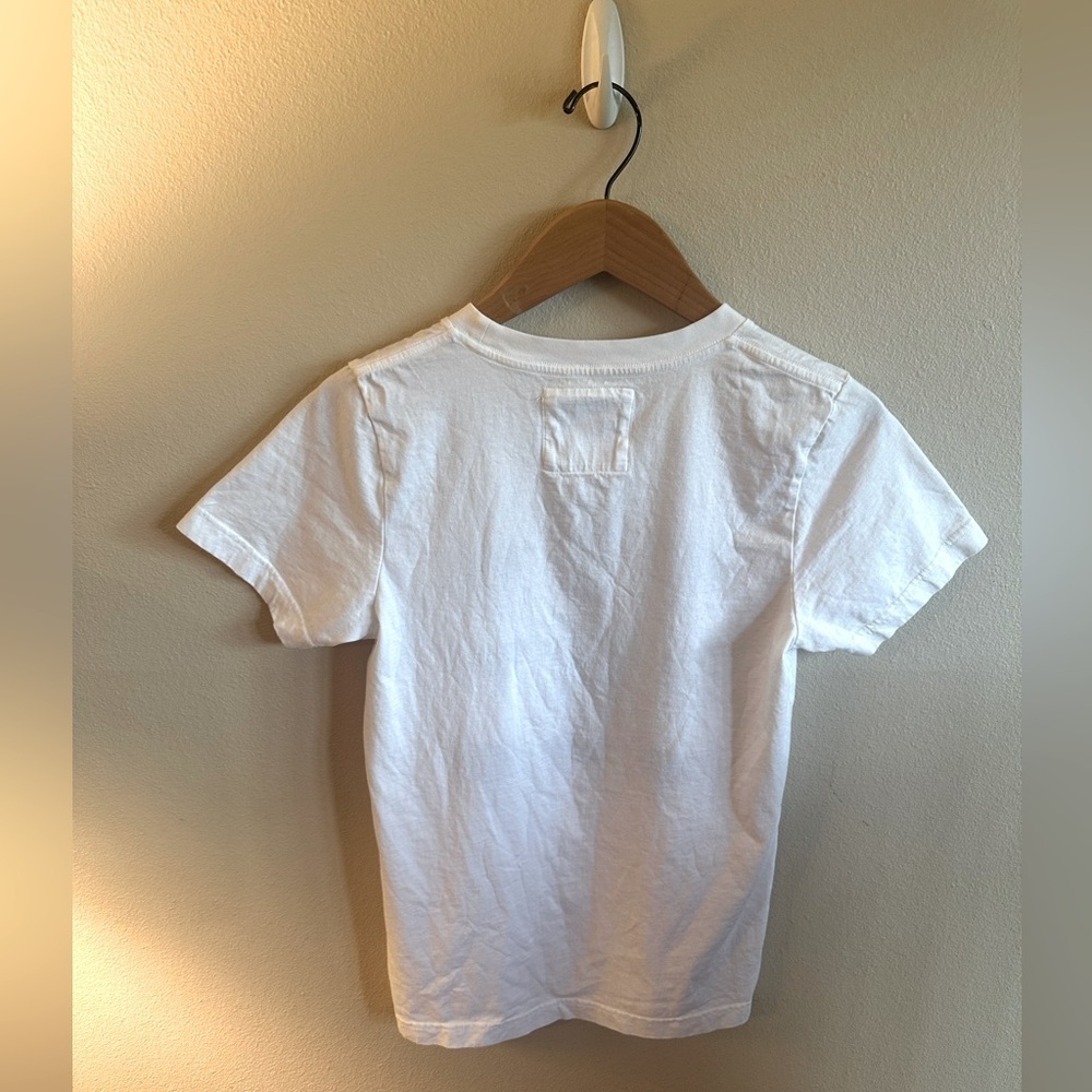 Lily & Lottie Cow Grid Graphic Tee White Short Sleeve Womens Size Small - Picture 4 of 10